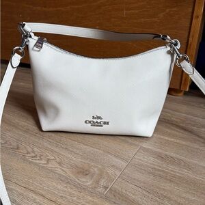 Coach Ivory Leather Shoulder Bag